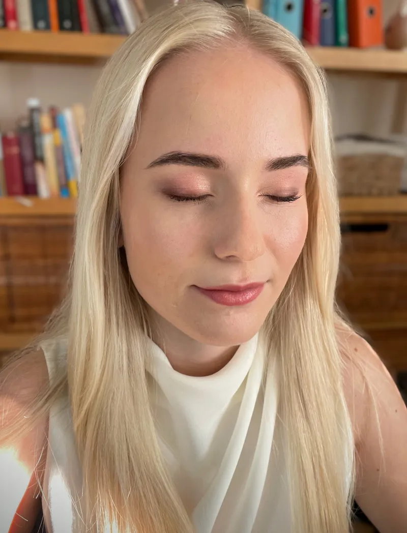 Plesový make-up a účes